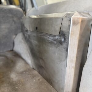 XJ (1984-2001) Jeep Cherokee Cargo Cubby Box - Passenger Side - Bare Steel