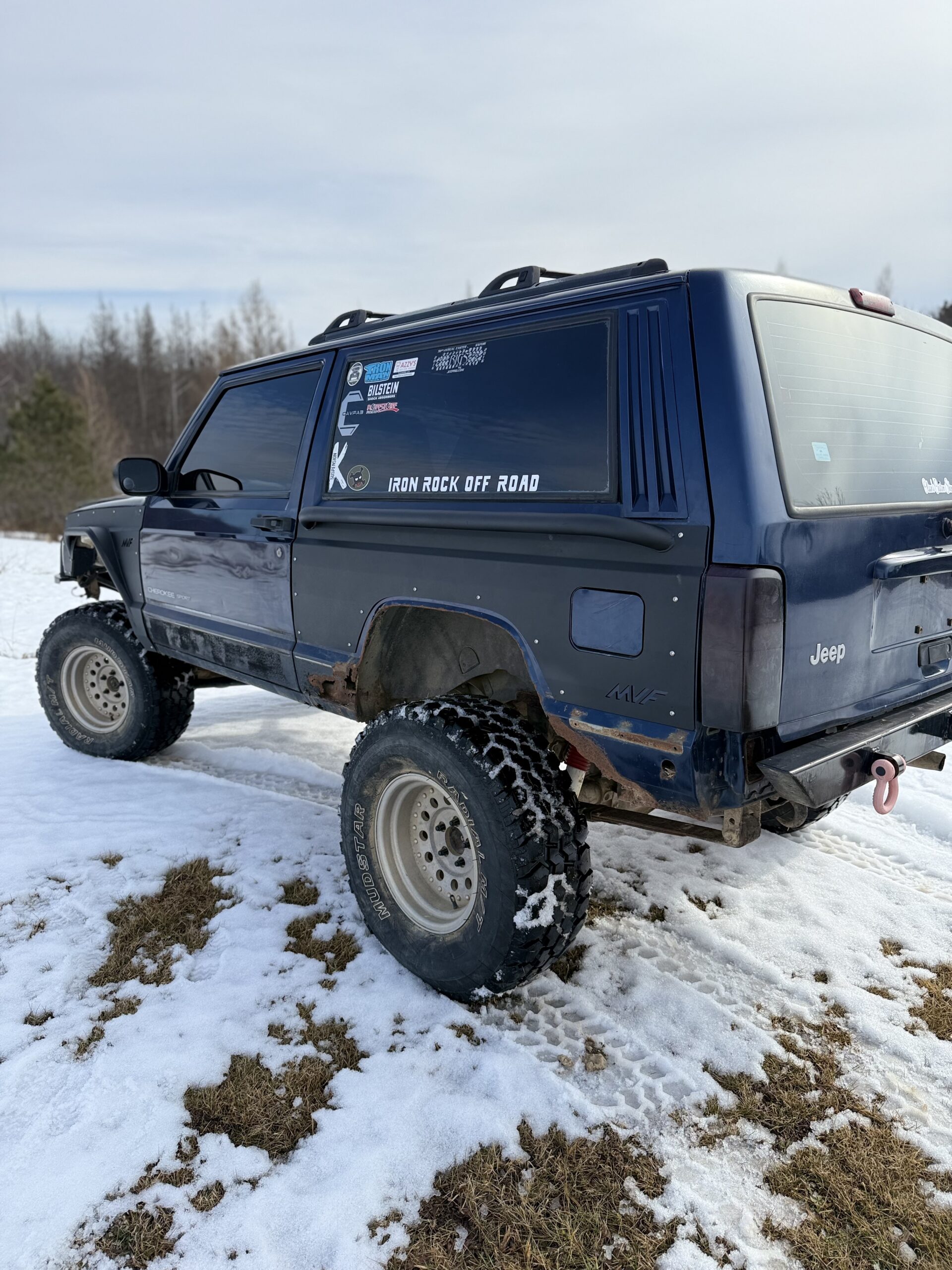 XJ (1984-2001) Jeep Cherokee - 2 Door Rear Quarter Panel Armor
